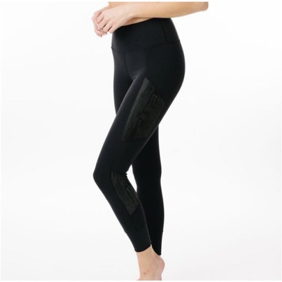 Zyia Black Mirage Leggings Joggers 7/8 6-8 - Picture 8 of 8